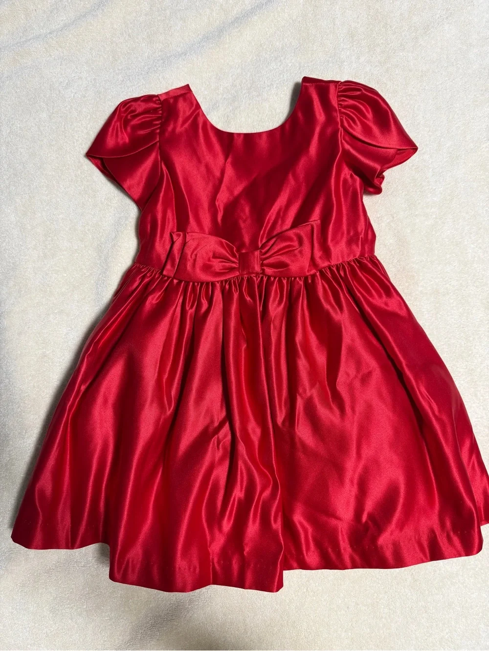 Janie and Jack Toddler Girl’s Satin Tulip Sleeve Dress US Size 3T